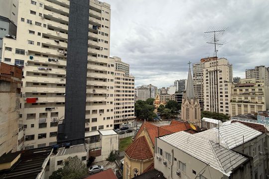 Vista do Quarto de apartamento à venda com 1 quarto, 26m² em Campos Elíseos, São Paulo