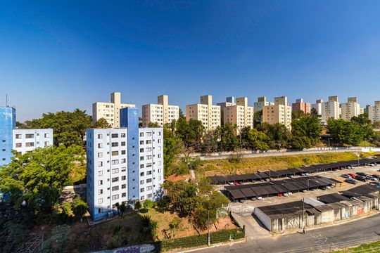 Vista do Quarto 2 de apartamento para alugar com 2 quartos, 44m² em Jardim Paris, São Paulo