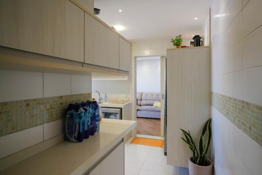 Cozinha de apartamento à venda com 3 quartos, 112m² em Santa Maria, São Caetano do Sul