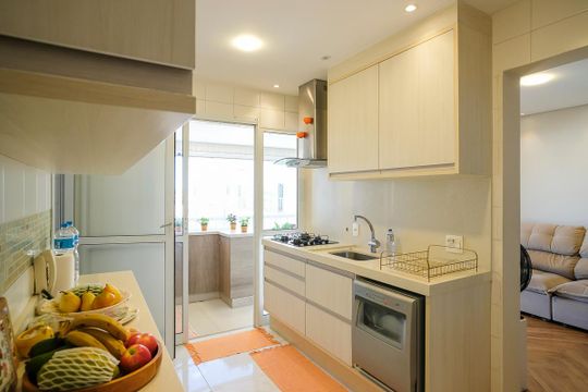 Cozinha de apartamento à venda com 3 quartos, 112m² em Santa Maria, São Caetano do Sul