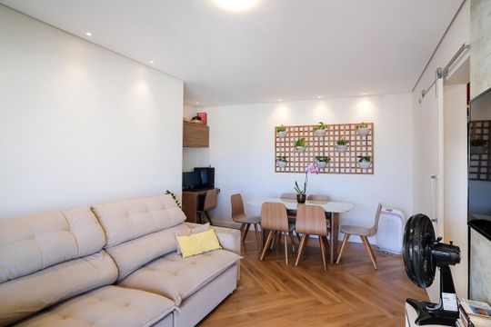 Sala de apartamento à venda com 3 quartos, 112m² em Santa Maria, São Caetano do Sul