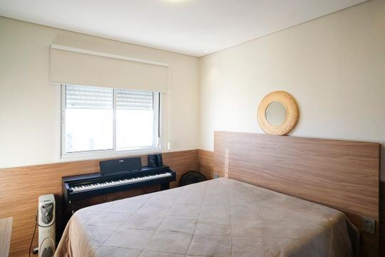 Suíte de apartamento à venda com 3 quartos, 112m² em Santa Maria, São Caetano do Sul