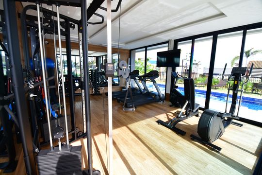 Área comum - Academia de casa de condomínio à venda com 3 quartos, 230m² em Parque Imperador, Campinas