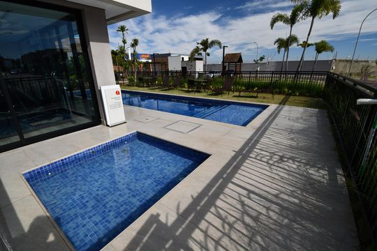 Área comum - Piscina de casa de condomínio à venda com 3 quartos, 230m² em Parque Imperador, Campinas