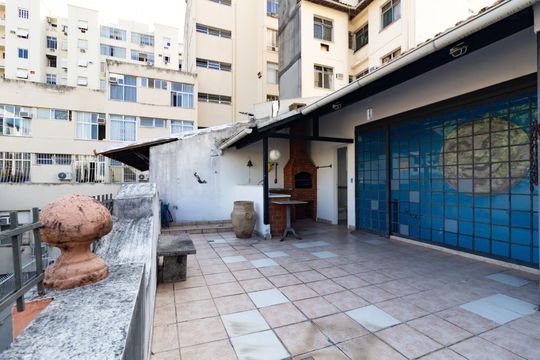 Terraço de casa à venda com 4 quartos, 190m² em Botafogo, Rio de Janeiro