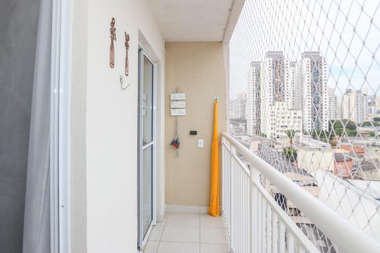 Sacada de apartamento para alugar com 1 quarto, 29m² em Bom Retiro, São Paulo