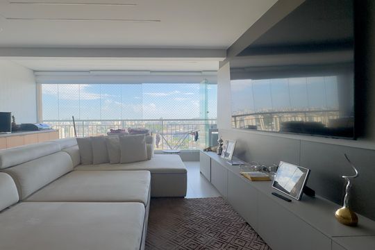 Sala de apartamento à venda com 2 quartos, 100m² em Vila Antonieta, Guarulhos