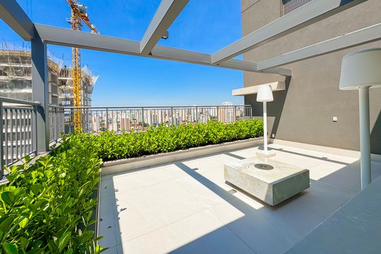 Área comum de kitnet/studio para alugar com 1 quarto, 30m² em Chácara Klabin, São Paulo