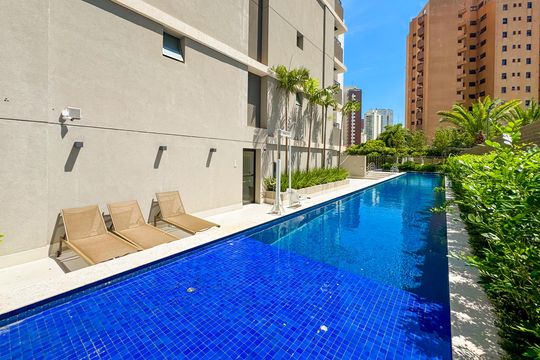Área comum de kitnet/studio para alugar com 1 quarto, 30m² em Chácara Klabin, São Paulo