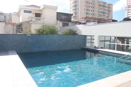 Área comum - Piscina de apartamento para alugar com 3 quartos, 86m² em Barcelona, São Caetano do Sul