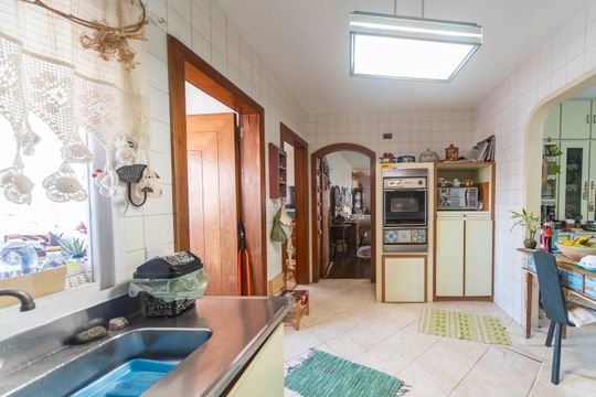 Cozinha de apartamento à venda com 4 quartos, 320m² em Vila Assunção, Santo André
