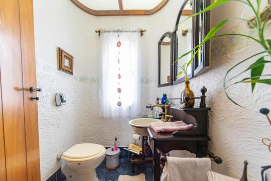 Lavabo de apartamento à venda com 4 quartos, 320m² em Vila Assunção, Santo André