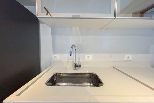 Cozinha de apartamento para alugar com 1 quarto, 89m² em Indianópolis, São Paulo