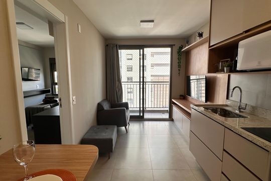 Apartamento para alugar com 1 quarto, 31m² em Campo Belo, São Paulo