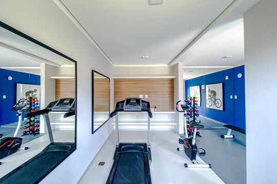 Área comum - Academia de apartamento para alugar com 1 quarto, 30m² em Belenzinho, São Paulo