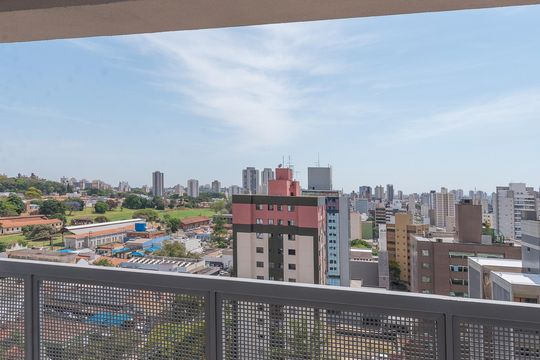 Varanda do Quarto de apartamento para alugar com 1 quarto, 37m² em Botafogo, Campinas
