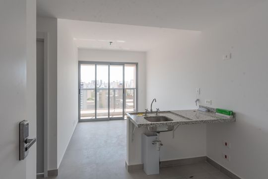 Cozinha de apartamento para alugar com 1 quarto, 37m² em Botafogo, Campinas
