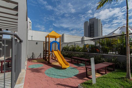 Área comum - Playground de apartamento para alugar com 1 quarto, 47m² em Parque Campolim, Sorocaba