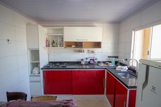 Cozinha de casa para alugar com 2 quartos, 70m² em Riacho Fundo I, Brasília