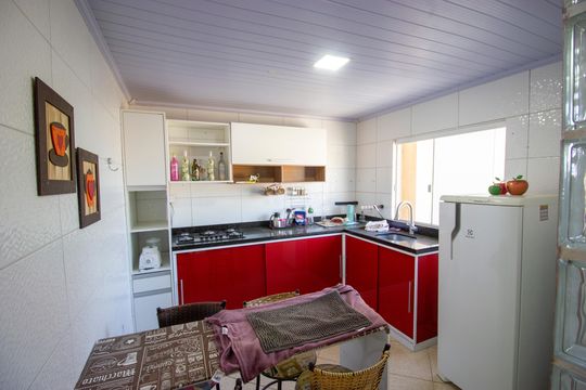 Cozinha de casa para alugar com 2 quartos, 70m² em Riacho Fundo I, Brasília