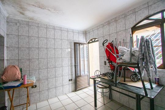Área de serviço de casa à venda com 3 quartos, 252m² em Jardim Las Vegas, Santo André