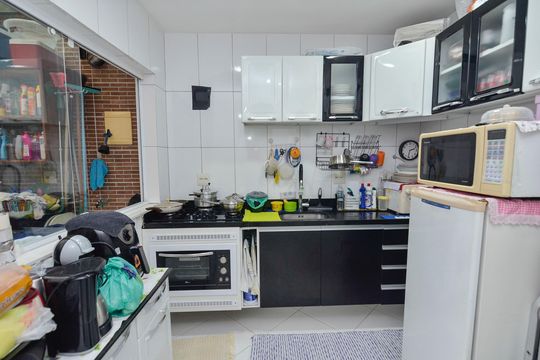 Cozinha de casa de condomínio à venda com 2 quartos, 65m² em Andaraí, Rio de Janeiro