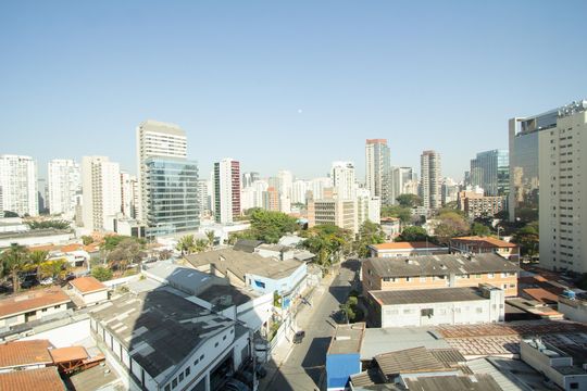Quarto 2 - Vista  de apartamento para alugar com 2 quartos, 70m² em Itaim Bibi, São Paulo