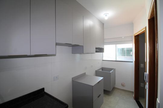 Sala / Cozinha de apartamento para alugar com 1 quarto, 42m² em Santana, São Paulo