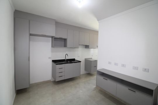 Sala / Cozinha de apartamento para alugar com 1 quarto, 42m² em Santana, São Paulo