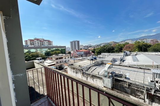 Varanda da Sala de apartamento à venda com 1 quarto, 45m² em Méier, Rio de Janeiro