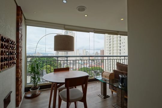 Varanda gourmet de apartamento à venda com 3 quartos, 170m² em Ipiranga, São Paulo
