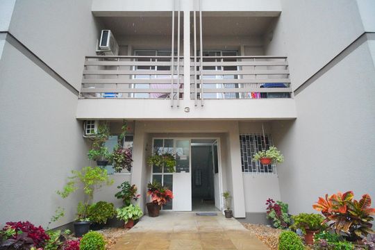Fachada do bloco de apartamento à venda com 2 quartos, 48m² em Rio dos Sinos, São Leopoldo