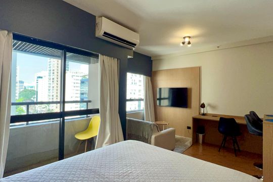 Quarto de kitnet/studio para alugar com 1 quarto, 30m² em Jardim Paulista, São Paulo