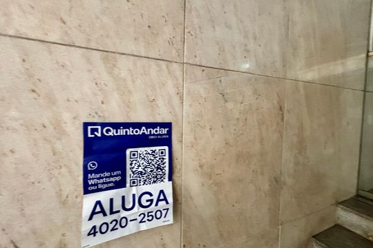 Placa de apartamento à venda com 4 quartos, 144m² em Copacabana, Rio de Janeiro