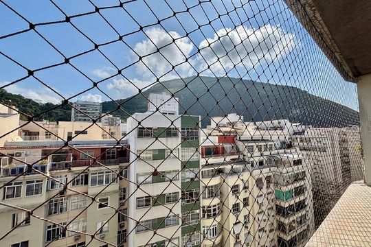 Varanda da Sala 1 de apartamento à venda com 4 quartos, 144m² em Copacabana, Rio de Janeiro