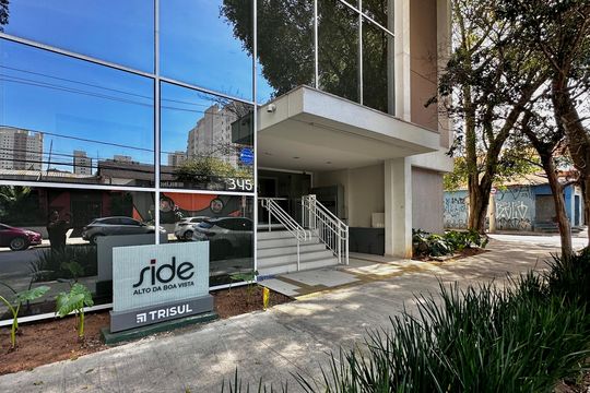 Fachada de apartamento à venda com 1 quarto, 92m² em Santo Amaro, São Paulo