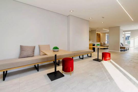 Área comum de apartamento à venda com 1 quarto, 92m² em Santo Amaro, São Paulo