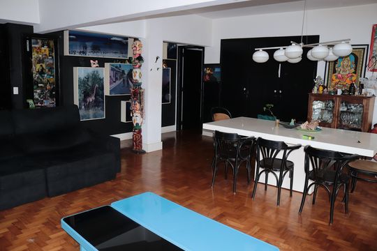 Sala de apartamento à venda com 1 quarto, 93m² em Santa Cecilia, São Paulo
