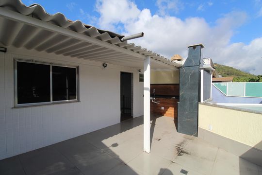 Terraço de apartamento à venda com 3 quartos, 110m² em Taquara, Rio de Janeiro