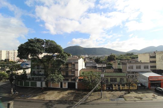 Vista da Sala de apartamento à venda com 3 quartos, 110m² em Taquara, Rio de Janeiro