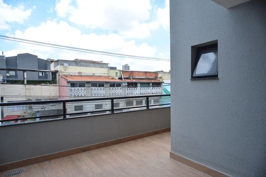 Sacada Suíte de apartamento à venda com 2 quartos, 65m² em Vila Guarani, Santo André