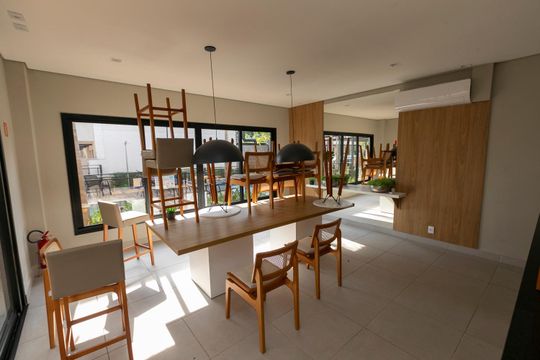 SALÃO DE FESTAS GOURMET de casa de condomínio à venda com 2 quartos, 80m² em Parque Taquaral, Campinas