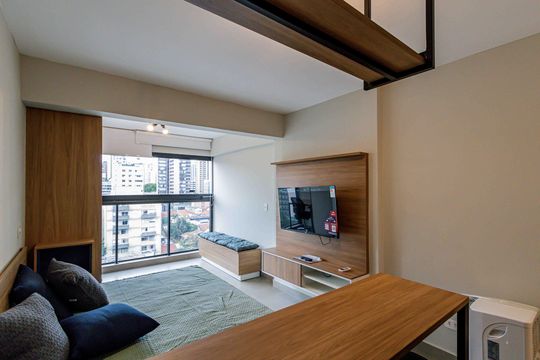 Apartamento para alugar com 1 quarto, 25m² em Pompeia, São Paulo