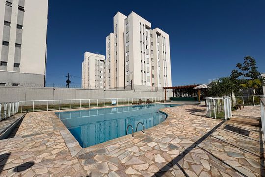 Área comum - Piscina de apartamento para alugar com 2 quartos, 55m² em Adelino Simioni, Ribeirão Preto