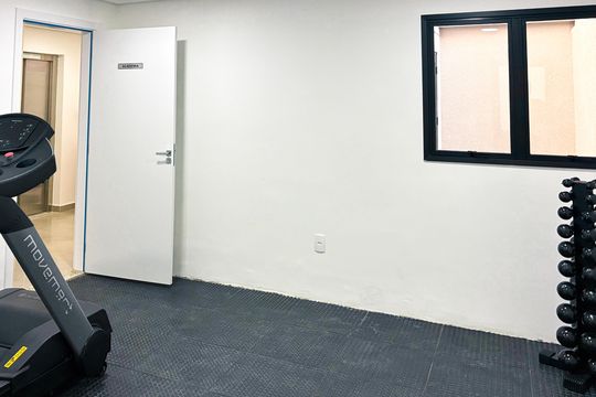 Área comum - Academia de kitnet/studio à venda com 1 quarto, 37m² em Vila Sonia, São Paulo
