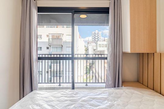 Quarto de apartamento para alugar com 1 quarto, 33m² em Pinheiros, São Paulo