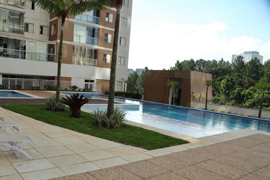 Área comum - Piscina de apartamento para alugar com 3 quartos, 102m² em Baeta Neves, São Bernardo do Campo
