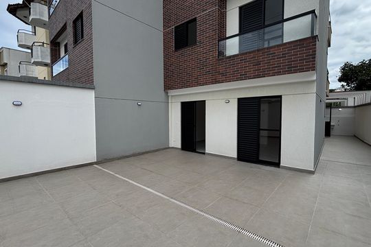 Quarto Varanda/Quintal de apartamento à venda com 2 quartos, 59m² em Vila Guiomar, Santo André