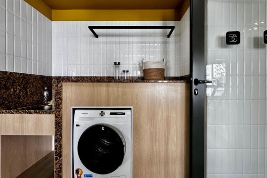 Área comum de apartamento para alugar com 1 quarto, 53m² em Jardim das Acacias, São Paulo