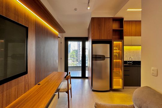 Apartamento para alugar com 1 quarto, 53m² em Jardim das Acacias, São Paulo
